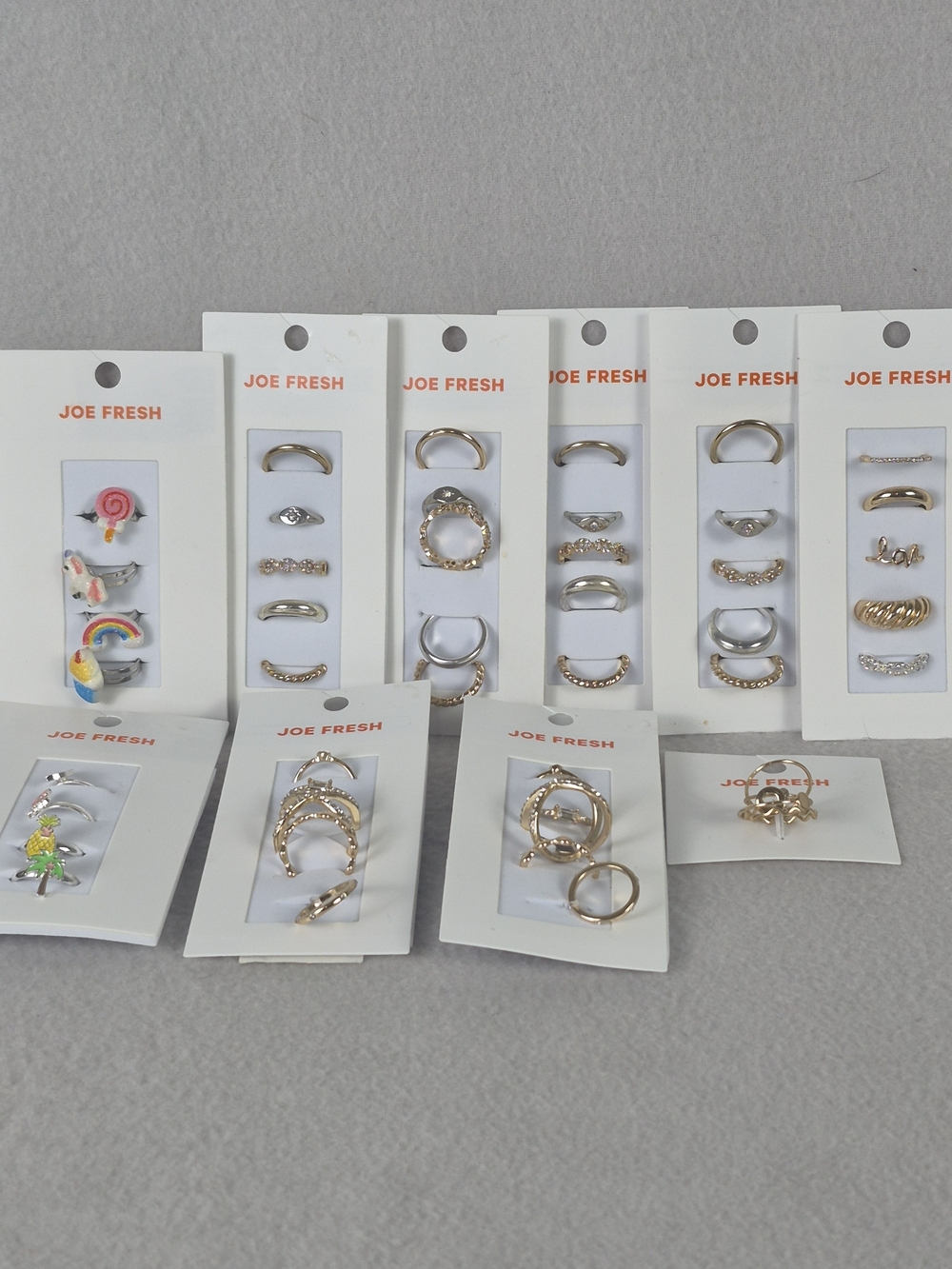Joe Fresh Gold & Silver Tones Mixed Ring Set - Assorted Styles